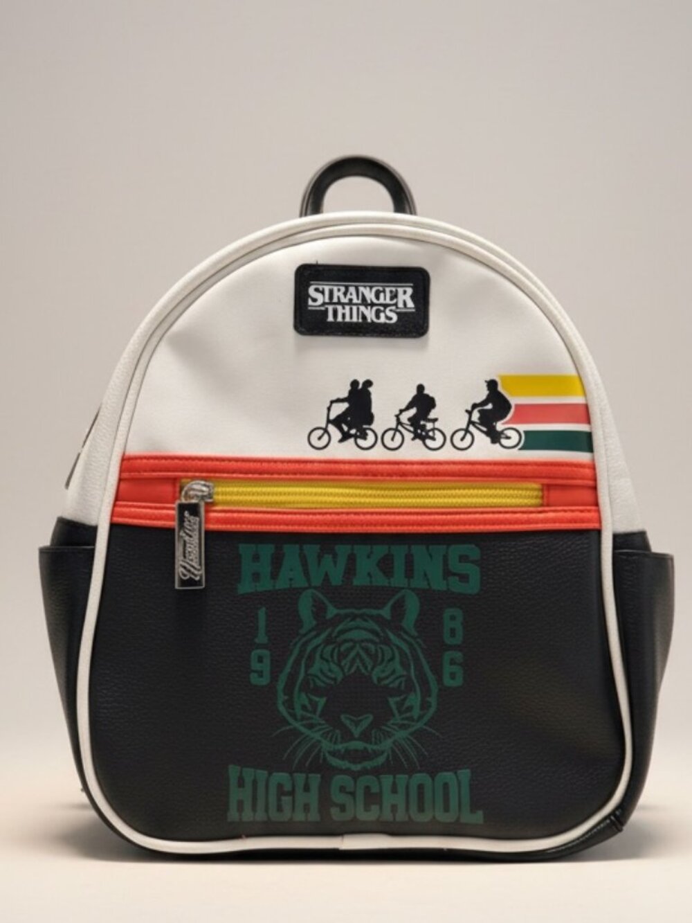 Stranger Things Hawkins 1986 High School Backpack Retro Bike Graphic